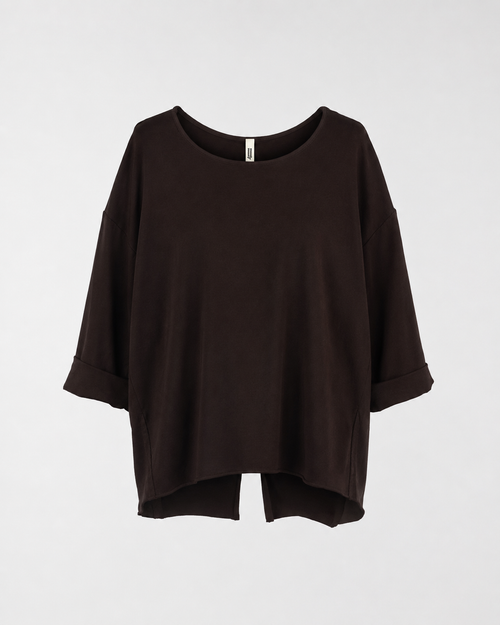 SWEATSHIRT MIT GETEILTEM RÜCKEN