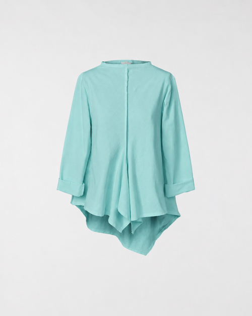 BLUSE AUS BAUMWOLLMISCHUNG
