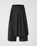 PANTALONI EFFETTO PAREO IN TESSUTO GESSATO