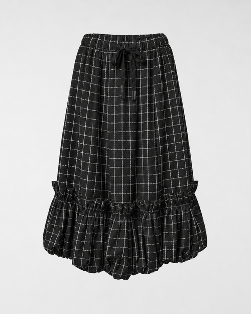 CHECKED SKIRT