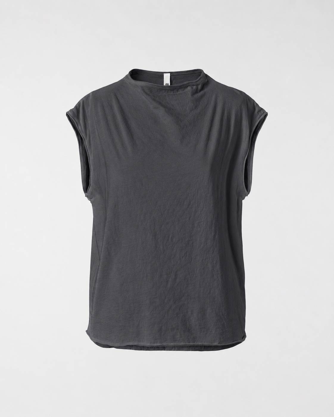 SLEEVELESS T-SHIRT IN JERSEY COTTON FABRIC