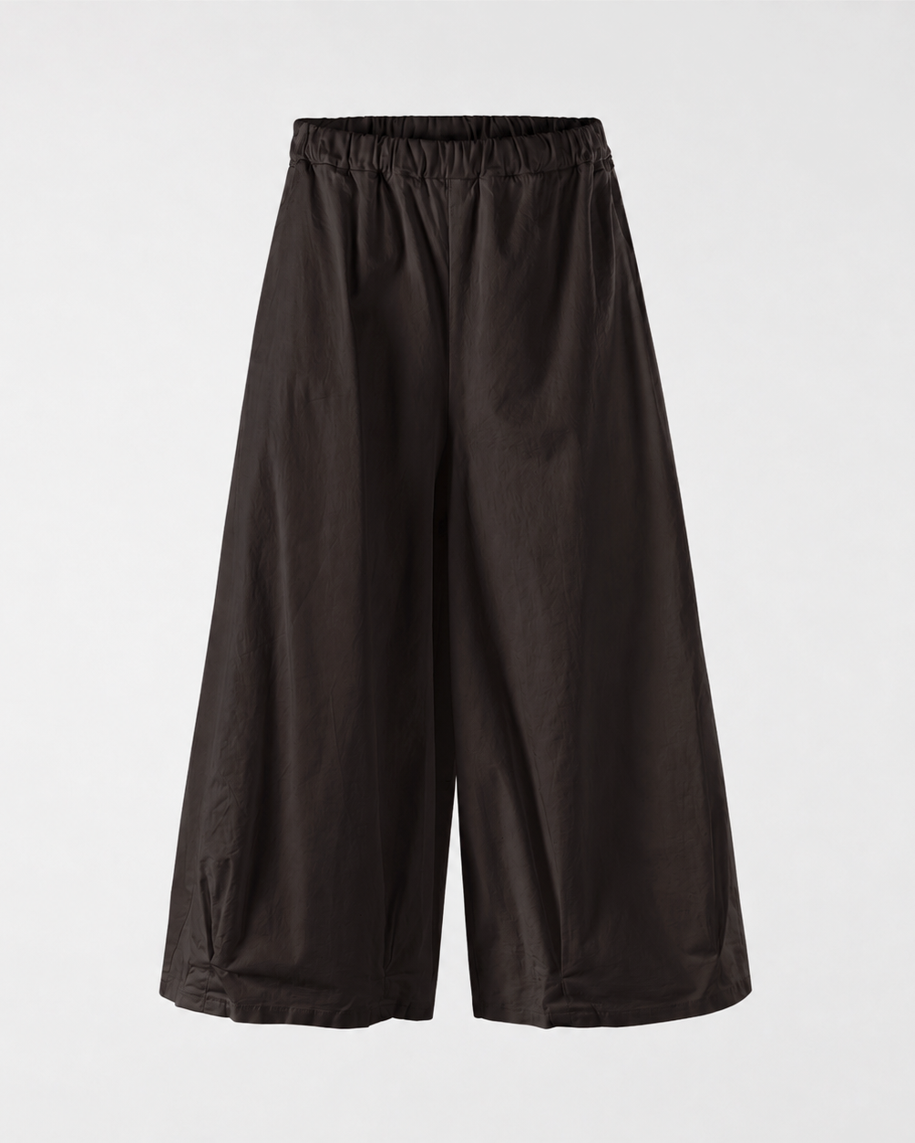 COTTON WIDE LEG TROUSERS