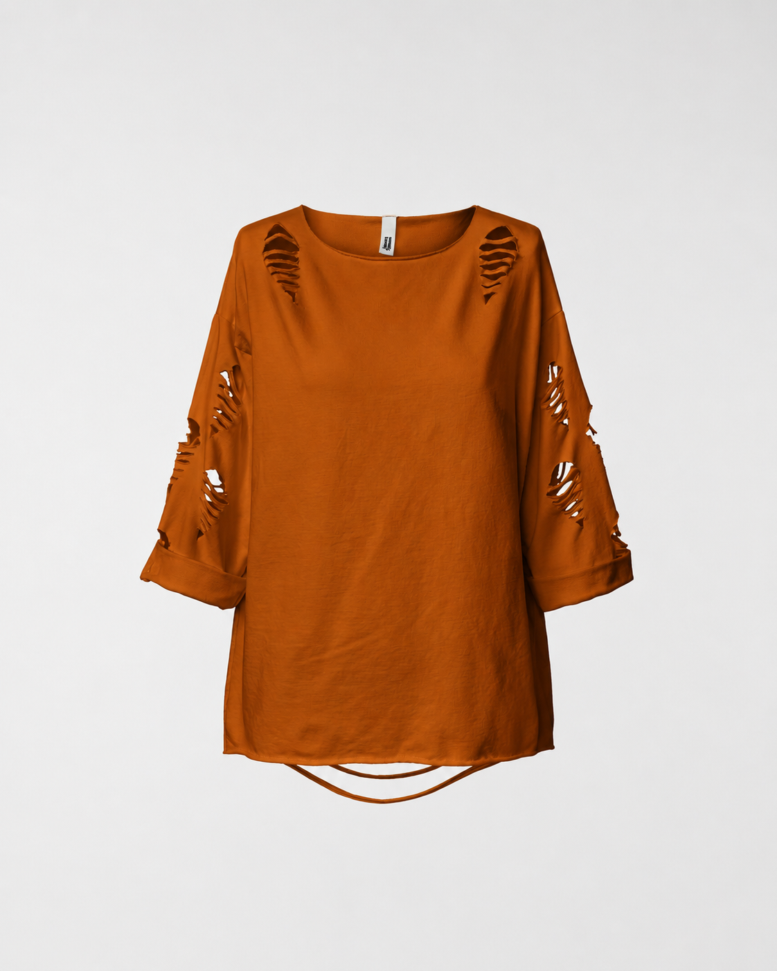 SUDADERA CON TIRAS NEGRO