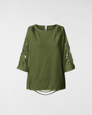 SUDADERA CON TIRAS NEGRO