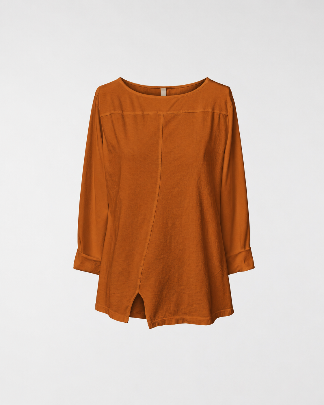 BAUMWOLL-T-SHIRT MIT SPALT