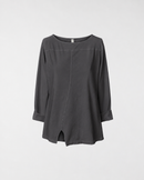 BAUMWOLL-T-SHIRT MIT SPALT