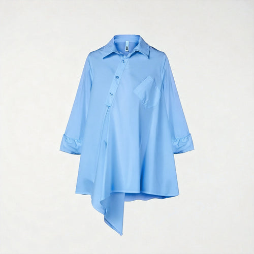 CAMICIA ASIMMETRICA CON TASCHINO