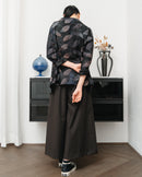 TROUSERS WITH PRINTED BELT