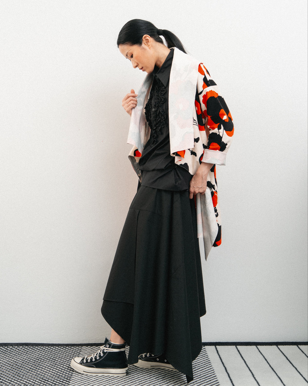 CARDIGAN IN VELLUTO A COSTE FINE