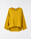 SWEATSHIRT WITH FRONTAL PLEAT