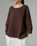 SWEATSHIRT IN LIGHTWEIGHT NEOPRENE FABRIC