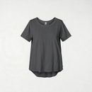 T-SHIRT BASIQUE À MANCHES COURTES GRIS