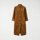 LONG VELVET JACKET TOBACCO
