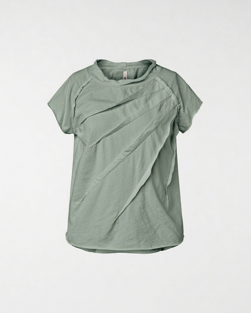 T-SHIRT WITH PLEATS DETAILS