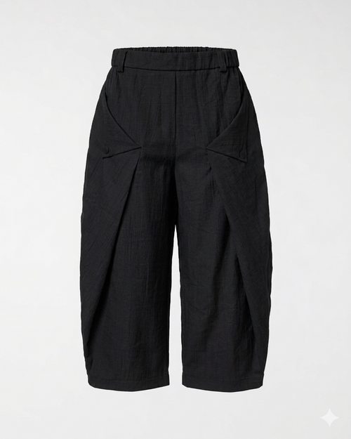 PLEATED POCKETS TROUSERS