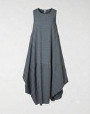 BAUMWOLLKLEID MIT VORHANG