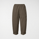PANTALONI REGULAR FIT IN TESSUTO DI COTONE FANGO