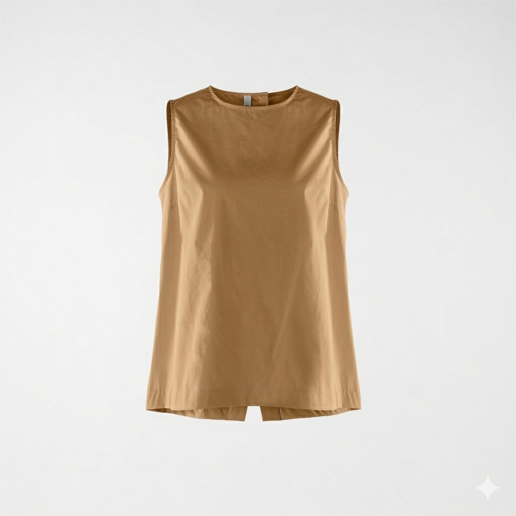 BLUSA CON CHIUSURA POSTERIORE