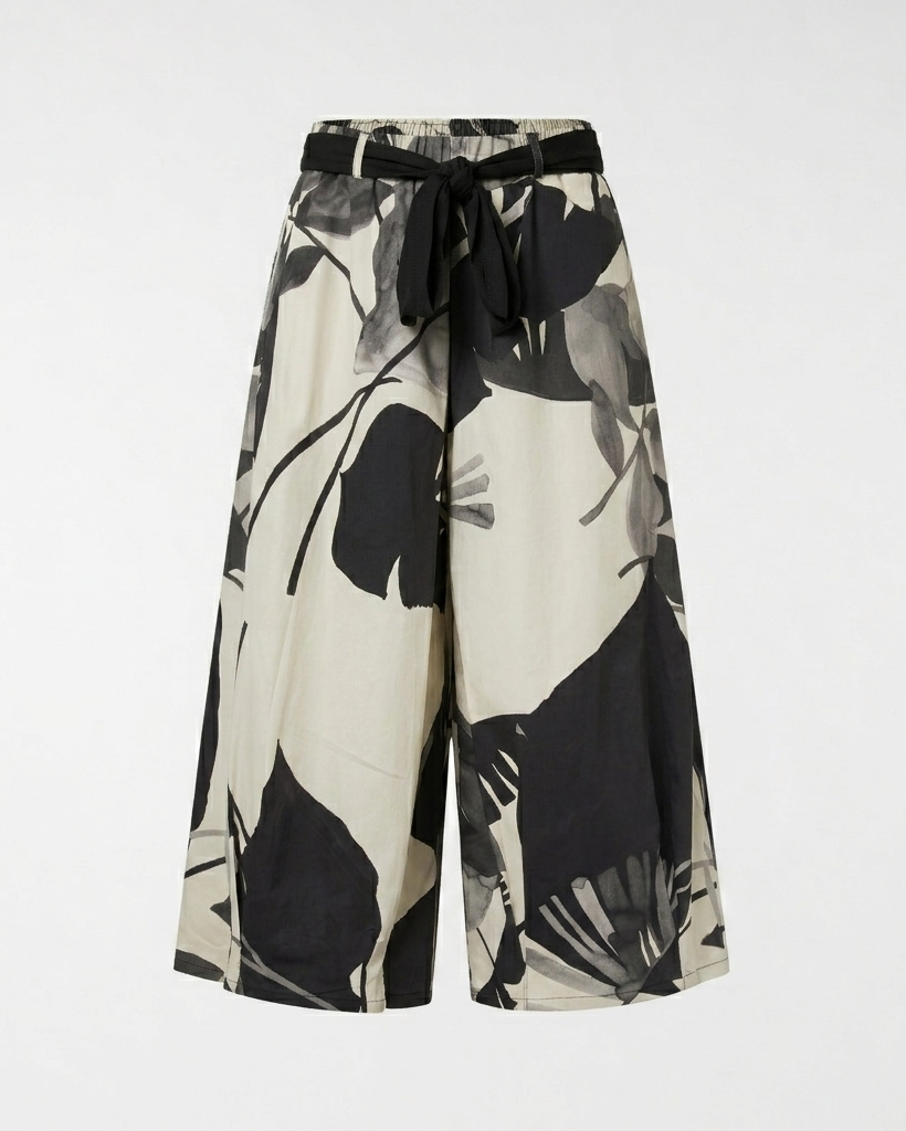 TROUSERS IN GRAY SHADES PATTERN