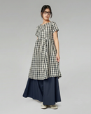 VESTIDO GINGHAM MIDI