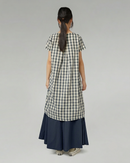 VESTIDO GINGHAM MIDI