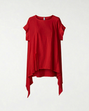 T-SHIRT POINTU SUR LES CÔTÉS