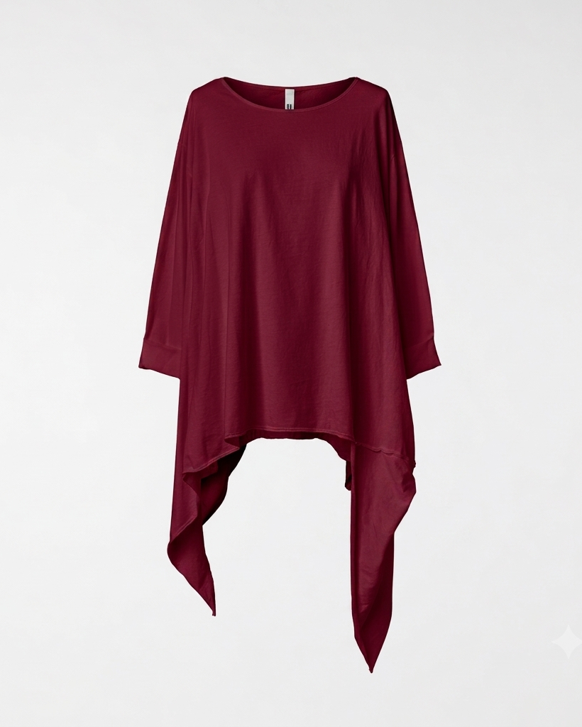 T-SHIRT MIT SEITENZEHEN