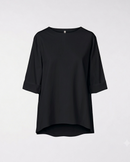CAMISETA STRETCH EN PUNTO MILANO