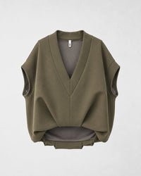 GILET CON SCOLLO A V IN NEOPRENE
