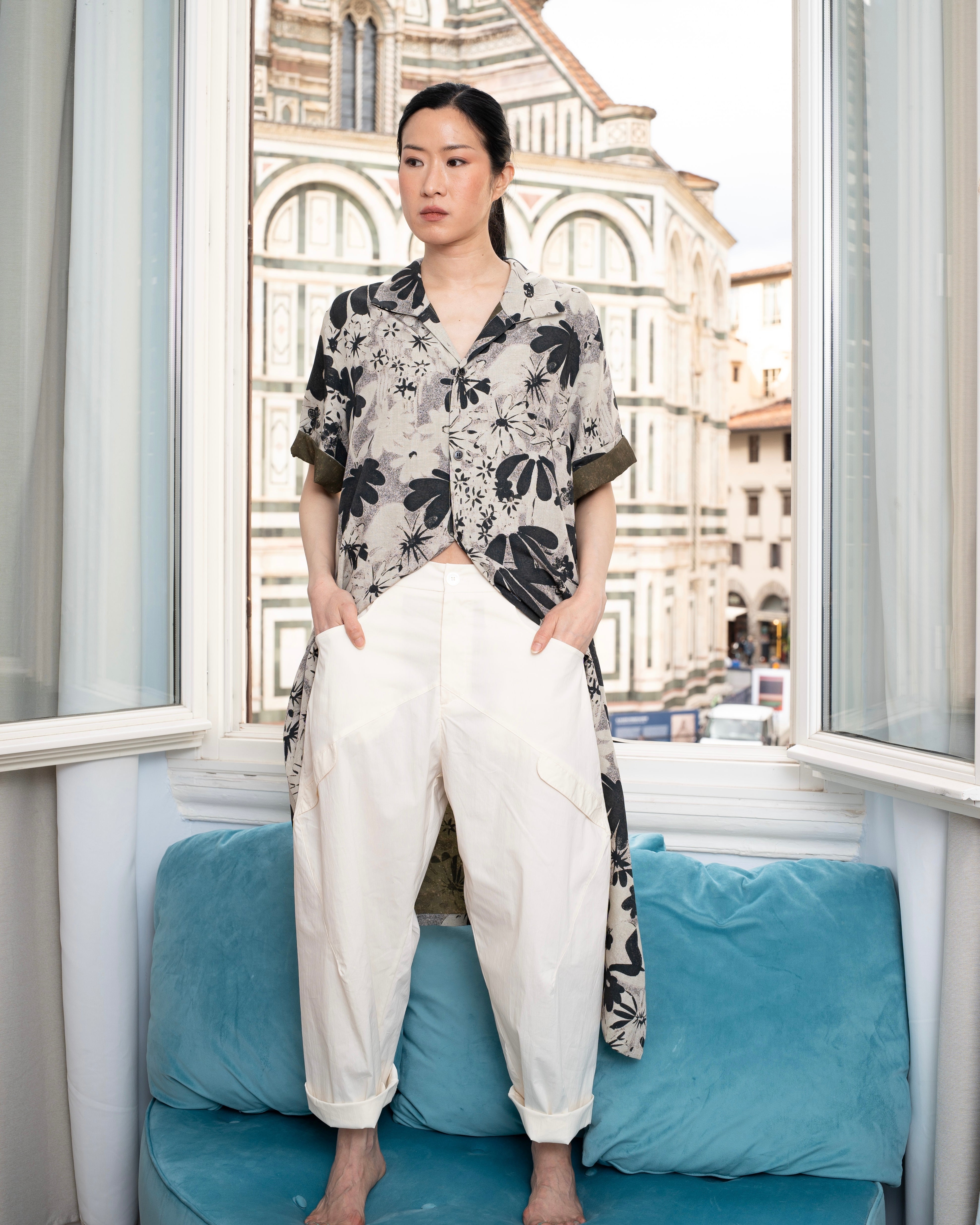 FLORA ASYMMETRIC SHIRT