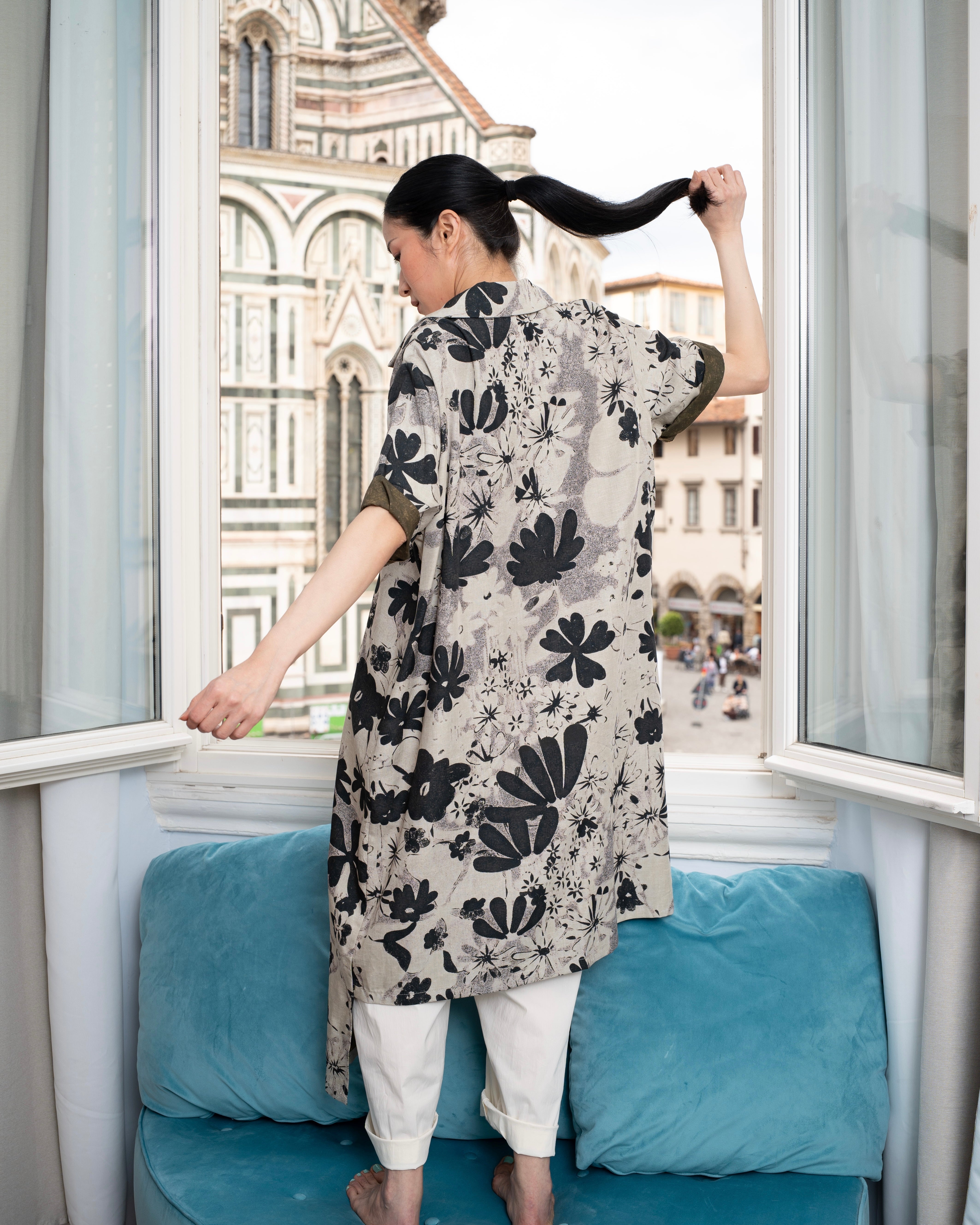 FLORA ASYMMETRIC SHIRT