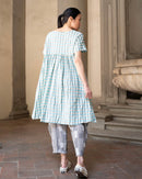 SEERSUCKER GINGHAM DRESS