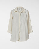 CHEMISE EN COTON AVEC TRAPPES