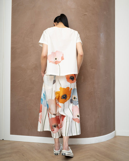 PANTALONES DE FLOR DE VERANO