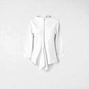 ASYMMETRIC SWEATSHIRT WHITE