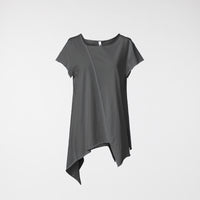 ASYMMETRIC T-SHIRT GRAY