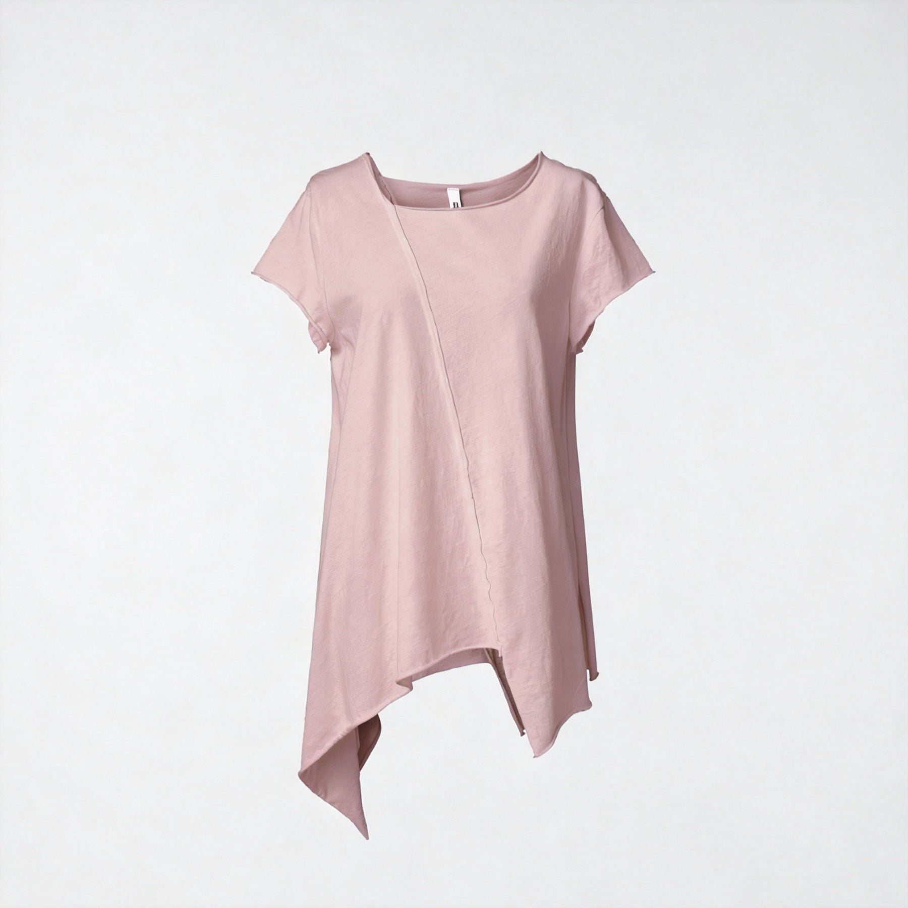 ASYMMETRIC T-SHIRT PINK