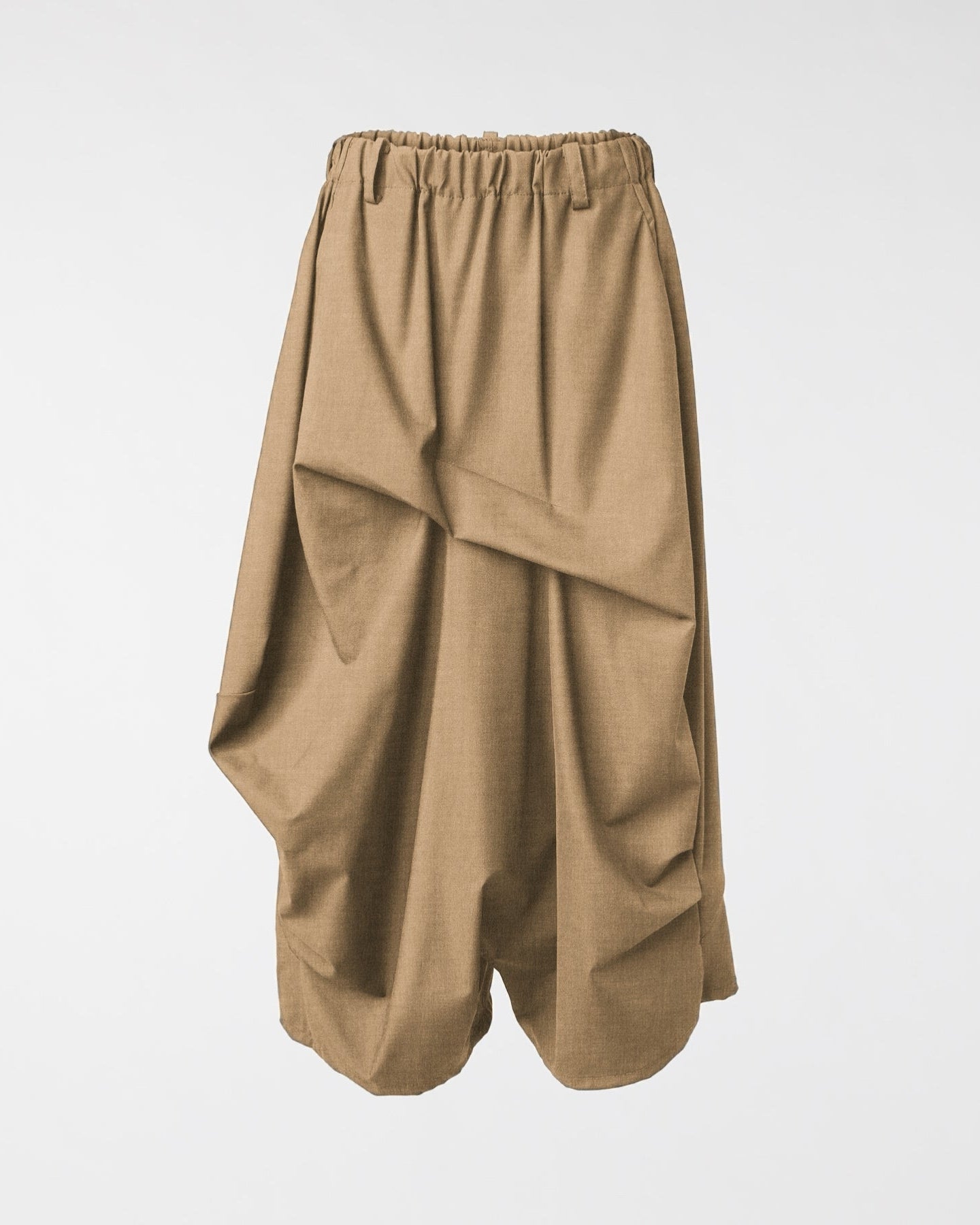 SKORT WITH PLEATS CAMEL