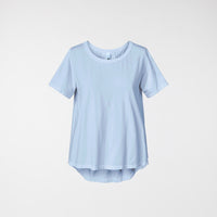 T-SHIRT BASIQUE À MANCHES COURTES CELESTE