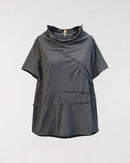 T-SHIRT AVEC COUTURE EXTÉRIEURE GRIS