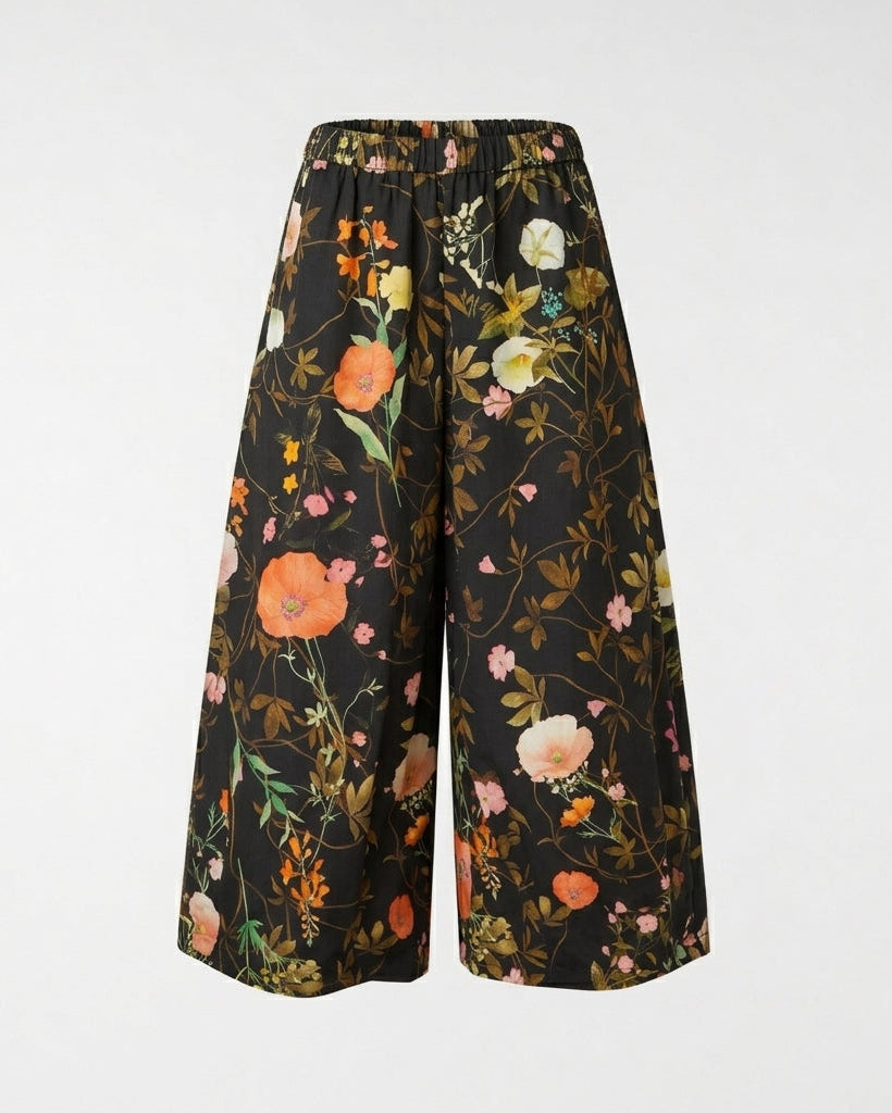 PANTALONS EN COTON POPPIES