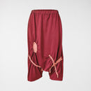 PANTALONI A BOLLA BORDEAUX