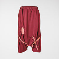 PANTALONI A BOLLA BORDEAUX