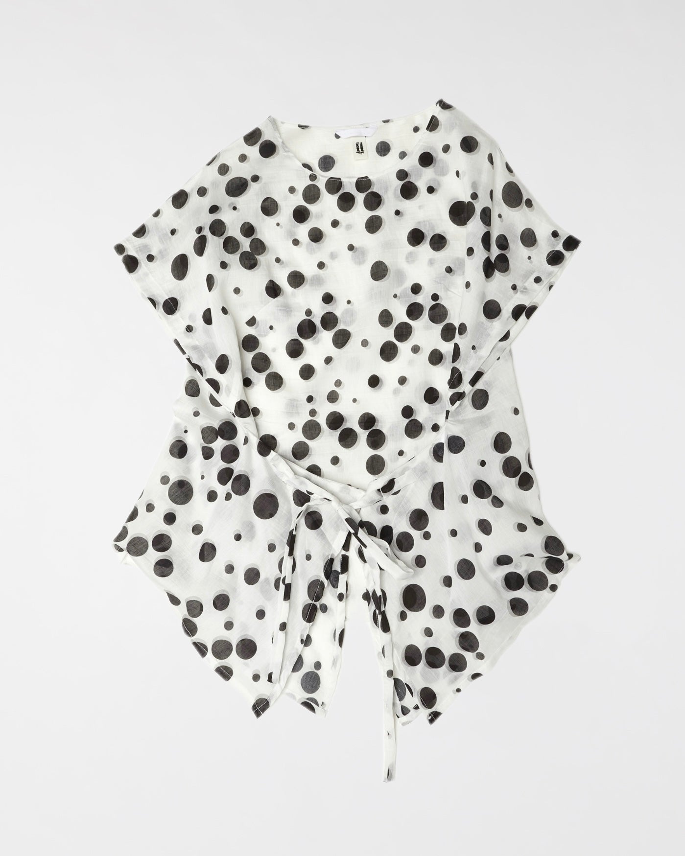 POLKA DOT WALLET CLOSURE BLOUSE