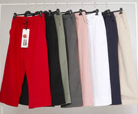 PANTALONES RECTOS DE GABARDINA