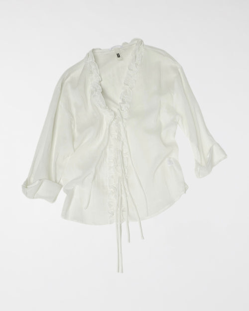SHIRT WITH ROUCHE