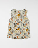 BACK FASTENING TOP WITH PRINT