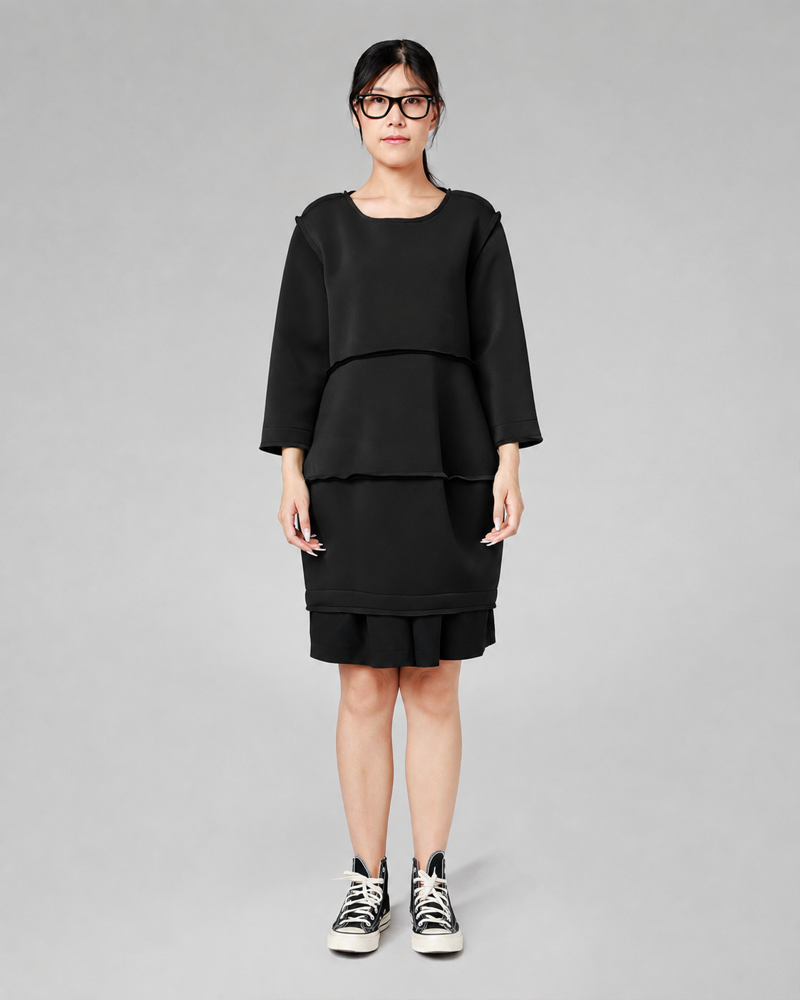 VESTITO STRUTTURATO IN NEOPRENE