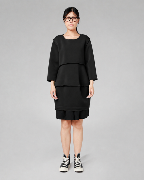 VESTITO STRUTTURATO IN NEOPRENE