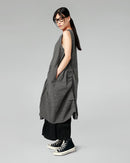 KLEID AUS MICRO HOUNDSTOOTH-STOFF